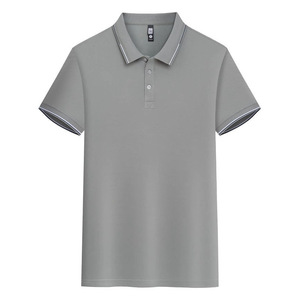 Polo Shirt Short Sleeve Solid Color Polyester Work Uniform Daily Wear White - Product Image 4