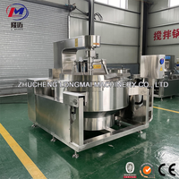 Mélangeur de cuisson planétaire double en acier inoxydable 304 grande capacité pour la fabrication de sauce chili et de pâte de curry