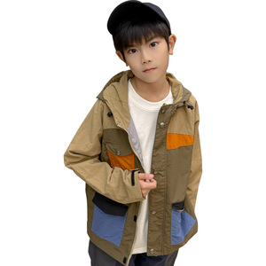 Nouvelle Veste Polaire à Capuche Color-Block <span class=keywords><strong>Automne</strong></span>/Hiver 2025 pour Adolescents et Enfants Plus Âgés – Manteau Trench Zippé Mi-Long Style Extérieur pour Garçons - Product Image 5