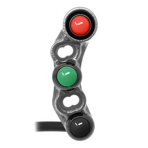 Interruttore Manubrio Destro per Triumph Street Triple 765 R (Fori Universali) (Titanio) - Product Image 1