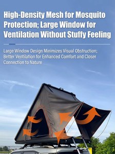 Carpa de techo JIYA <span class=keywords><strong>Longroad</strong></span> Campers, impermeable, para exteriores, con extensión de sala de estar trasera para acampar - Product Image 3