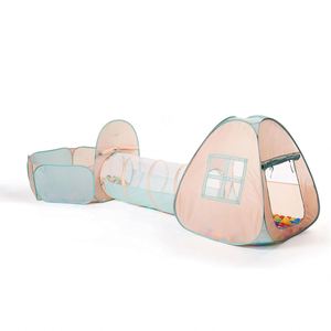 บ้านเด็กเล่นสำหรับเด็กชาย เด็กหญิง ทารก และเด็กวัยหัดเดิน สีสันสดใส คุณภาพสูง ผลิตจากผ้าโพลีเอสเตอร์ทาฟต้า 190T แบบ 3 in 1 ป๊อปอัพ - Product Image 3