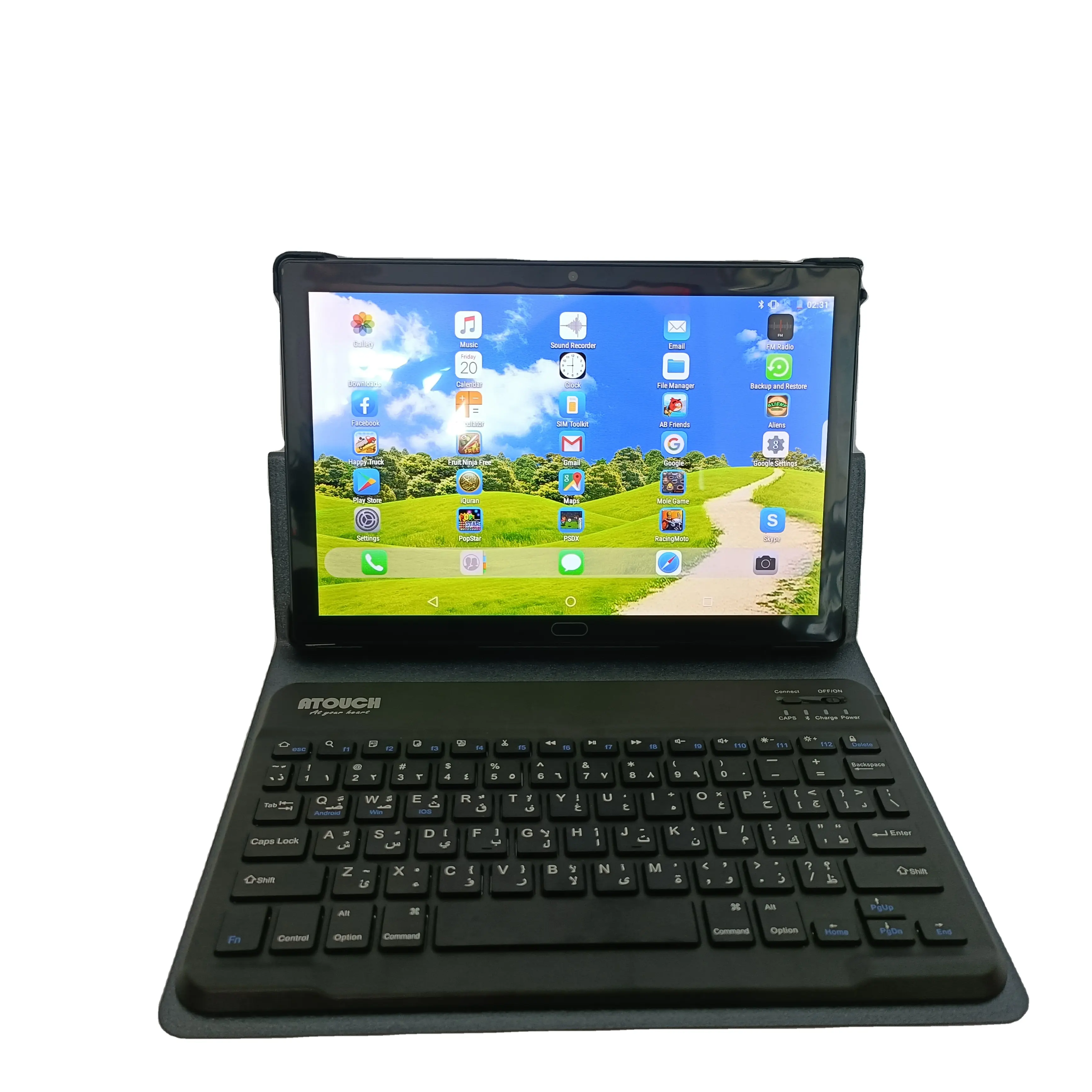 10.1 Inch Big Screen 1.7GHz Core Dual SIM Card Dual Standby Tablet PC Tablet with keyboard Laptop Tablets