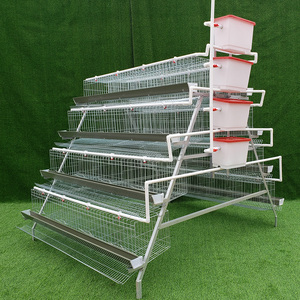 Cages pour poules pondeuses à 4 niveaux Cages pour poules pondeuses 96/120/128/160 Oiseaux 3/4 niveaux Volaille 10000 Oiseaux poules pondeuses pondeuses <span class=keywords><strong>Cage</strong></span> pour poules pondeuses - Product Image 2