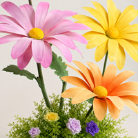 Lot de fleurs géantes autoportantes en mousse EVA pour allée de mariage, événements et vitrines - Vente en gros