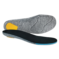 Semelles orthopédiques en mousse à mémoire de forme en fibre de carbone EVA, soutien de la voûte plantaire élevé, évacuation de la transpiration, semelles confortables pour le sport, OEM