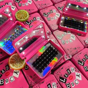 Nuevos diseños Led Mirror Pestañas postizas mate prepegadas de larga duración Presione y continúe para pestañas esponjosas Venta al por mayor DIY Lashes Cluster - Product Image 6