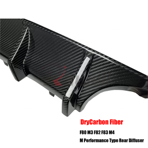 Difusor Trasero <span class=keywords><strong>de</strong></span> Fibra <span class=keywords><strong>de</strong></span> Carbono Seca Curado en <span class=keywords><strong>Autoclave</strong></span> Estilo F80 MP para BMW F80 M3 F82 F83 M4 2015+ - Product Image 6