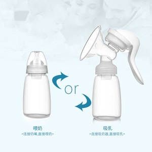 Extractor de leche manual, recomendado para mujeres embarazadas y bebés, tipo manual, succión fuerte, portátil para el posparto - Product Image 2