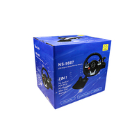 7 en 1 Set Racing PC Noir Filaire Voiture Driving Force Gaming Stand pour PS3 Ps4 jeu Volante Volante Para