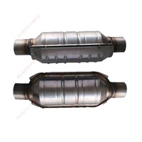 Convertidor Catalítico de Escape para Automóvil, Núcleo de Cerámica/Metal, Acero Inoxidable 409, 380x95x57mm, Ajuste Universal para Accord, Hilux, Cruze