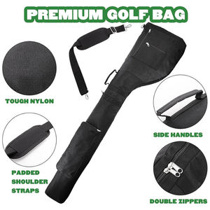 Sac de golf léger pour le dimanche, sac de transport portable pour le golf, sac d'entraînement durable avec pochette pour accessoires pour la pratique en extérieur - Product Image 3