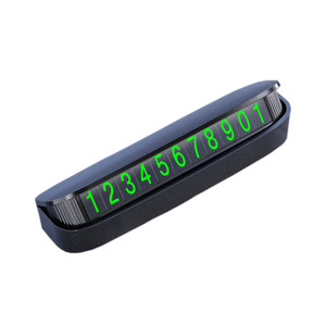 Señal de estacionamiento oculta creativa para coche con función de ocultación con un solo clic para uso temporal en el vehículo, de plástico negro desmontable - Product Image 4