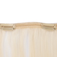 Extensions de cheveux vierges chinois, lisses et naturels, sans nœuds, 100g5g