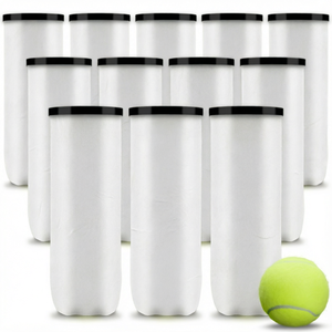 Custom Logo Tennis Balls High Rebound Wear Resistant Rubber Sports Training Entertainment - Product Image 1
