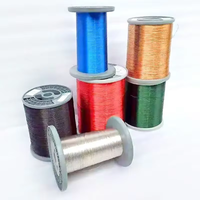 Fil émaillé en cuivre recouvert d'aluminium (CCA) 0,12-2,6 mm, fil magnétique pour le rembobinage de moteurs et les câbles acoustiques