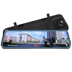 กล้องติดรถยนต์10 "กล้องติดรถยนต์กระจกมองหลัง1080P, กล้องมองหลังรถยนต์ DVR บันทึกภาพในเวลากลางคืนเลนส์คู่ - Product Image 2