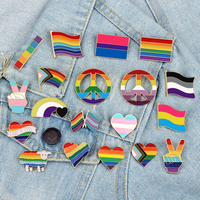 30 Styles de Broches d'Écusson Fierté LGBT Arc-en-ciel, Drapeau du Progrès Inclusif, Cœur, pour Hommes et Femmes, Bisexuels, Transgenres, Bijoux Cadeau