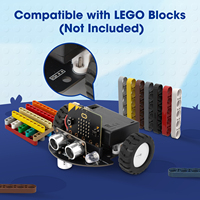 Juego de Robots de Programación Inteligente para Niños, Juguete Educativo de Aprendizaje de Codificación, Kit de Robótica Microbit para Niños en Edad Escolar