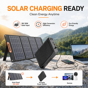 แบตเตอรี่สำรองพกพาขนาดเล็ก 100W LiFePO4 พร้อมพอร์ต AC/DC สำหรับชาร์จสมาร์ทโฟน แล็ปท็อป ใช้งานกลางแจ้ง - Product Image 2