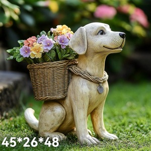 Maceta <span class=keywords><strong>de</strong></span> Óxido <span class=keywords><strong>de</strong></span> Magnesio <span class=keywords><strong>con</strong></span> Diseño Animal Único, Escultura <span class=keywords><strong>de</strong></span> Jardín Personalizada para Patio - Product Image 4