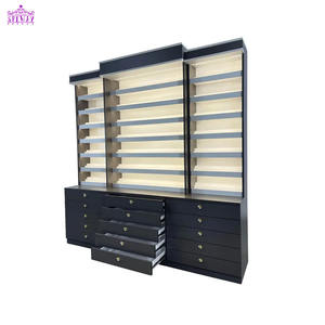 Speway di alta qualità altri mobili salone personalizzato illuminazione a Led in legno salone di bellezza prodotti per la cura delle unghie smalto da parete vetrina - Product Image 1