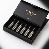 Flacon pulvérisateur en verre de luxe personnalisé et unique, 15 ml, vide, avec boîte, pour soins de la peau, perruques, mascara et diffuseur à bâtonnets