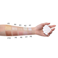 Palette de poudre illuminante à marque privée, naturelle, longue tenue, imperméable, végane, fard à paupières illuminant, illuminateur visage, maquillage scintillant