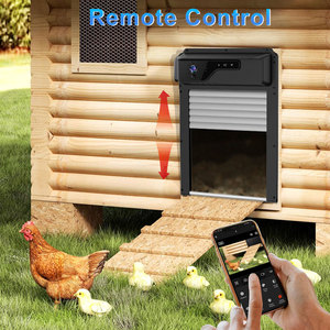Porte de <span class=keywords><strong>poulailler</strong></span> intelligente avec caméra étanche IP65, alarme d'application, caméra solaire CMOS 1080P - Product Image 6