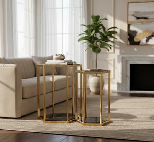 Luxury Contemporary Aluminum <b>Console</b> <b>Table</b> Modern Lightweight <b>Metal</b> Accent Furniture for Living Room Bedroom Dining Hotel Office - Product Image 3