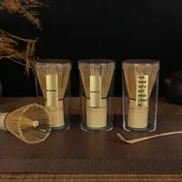 Ensemble Matcha en Céramique en Stock avec Fouet à 100 Dents, Support, Cuillère et Accessoires à Thé, Bol Dégradé de Couleurs 500ml