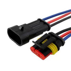 E Connector 282080-1 Male Female Automotive Waterproof Quick Connector Electrical wire harness motorcycle