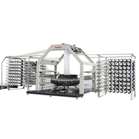 Machine à tricoter Applicable en soie transparente à tisser circulaire à Six navette