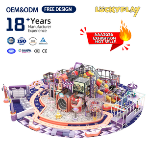 LUCKYPLAY Installation d'aire <span class=keywords><strong>de</strong></span> <span class=keywords><strong>jeux</strong></span> intérieure, ensemble d'équipements <span class=keywords><strong>de</strong></span> <span class=keywords><strong>jeux</strong></span> souples, solution clé en main - Product Image 1
