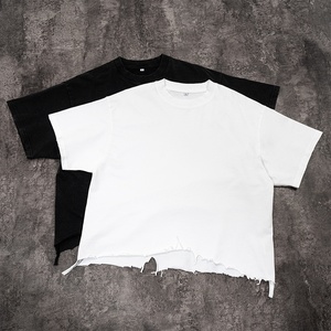 T-shirt vintage pour homme <span class=keywords><strong>ETAI</strong></span> en pur coton, coupe ample, col rond, respirant et anti-humidité, effet vieilli - Product Image 1