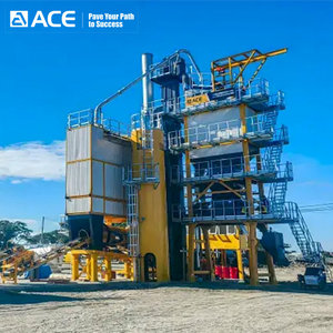 ACE BAP400 Centrale d'asphalpage statique par lots 400t/h avec pompe PLC, capacité ultra-élevée, pesage de précision pour autoroutes, aéroports, NEOM - Product Image 4