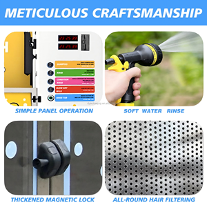 Baja tahan karat kualitas tinggi stasiun cuci anjing & kucing mesin swalayan elektrik dengan harga diskon besar - Product Image 2