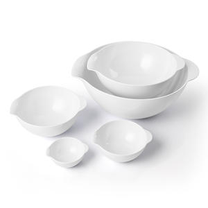 ชามใยไผ่ขัดมันสำหรับอาหารค่ำหรือสลัดสำหรับตั้งแคมป์พิมพ์ลายสีสันสดใสแบบกำหนดเอง - Product Image 1