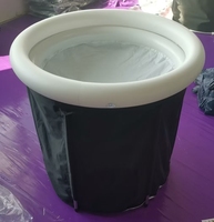 Baignoire gonflable en PVC de haute qualité pour bain froid et immersion glacée, portable, avec logo personnalisé