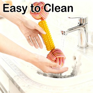 Mainan Tali Simpul Interaktif Ramah Lingkungan Tahan Lama, Set 7 Buah, Mainan Tali Katun untuk Hewan Peliharaan Kecil dan Besar - Product Image 5