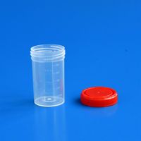 Consumibles de Laboratorio Hospitalario, Recipientes para Muestras de 30 ml, 40 ml, 60 ml, 100 ml, 120 ml, Vasos para Muestras de Orina, Recipientes para Heces