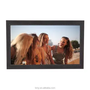 Frame eo moldura digital com wifi, moldura inteligente para fotos com tela de toque de 15.6 polegadas, 1920x1080 ips, compartilhamento retrato e rotação instantânea