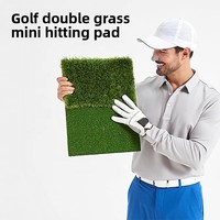 FDFIT Bestseller Tapis de golf en plastique pour l'entraînement du swing en intérieur/extérieur ; Tapis de chipping personnel pour gazon court et long