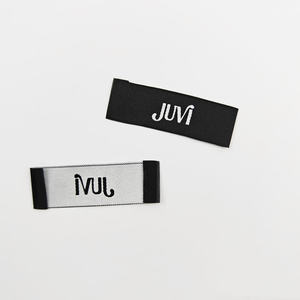 Custom Logo Luxury Clothing Hang <b>Tags</b> Eco-friendly White Square Embossed Silk Screen Printed Paper Hangtags Labels <b>Bags</b> Shoes - Product Image 3