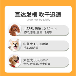 [Soldes] Brosse électrique à air chaud pour chiens et chats, sèche-cheveux 2-en-1 pour toilettage et nettoyage des animaux de compagnie. - Product Image 3