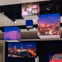 Pantalla LED P3.91 de Alto Brillo, Impermeable IP65, Cubo LED para Publicidad Exterior Comercial, Video en Ascensores, Autoservicio en Supermercados