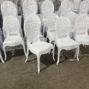 Round Flower Back Modern Design <b>Plastic</b> Princess <b>Chair</b> Wedding Party Events <b>Chair</b> - Product Image 4