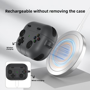 Casing cangkang lunak silikon gaya Game generasi ke-2 untuk AirPods 4 Pro 2 tutup pelindung Earphone Headphone kompatibel - Product Image 2