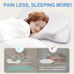 Nuevo diseño del fabricante OEM ODM almohada de espuma viscoelástica ortopédica cervical para niños cama amigable para viajes dormitorio de espuma viscoelástica - Product Image 2