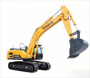 Prix usine SE390LCW Grande pelle sur chenilles de 38,7 tonnes, capacité de godet de 1,95 m, contrôlée par PLC, avec moteur et pompe haute performance - Product Image 1